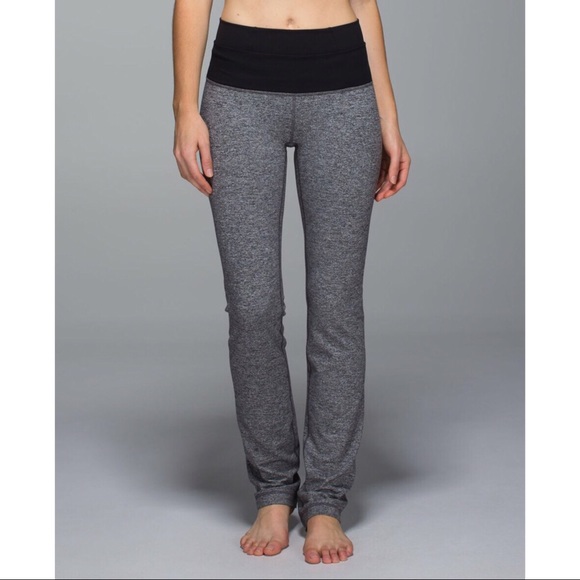 lululemon athletica Pants - lululemon | heathered straight up pant
